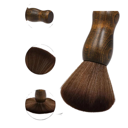 Botapelo con Mango de Madera para Peluquería Barbería