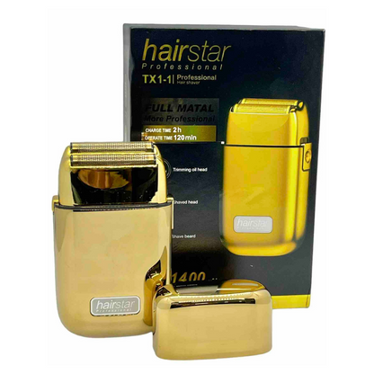 Máquina de Afeitar  Desvelladora Dorada Marca HairStar TX1-1