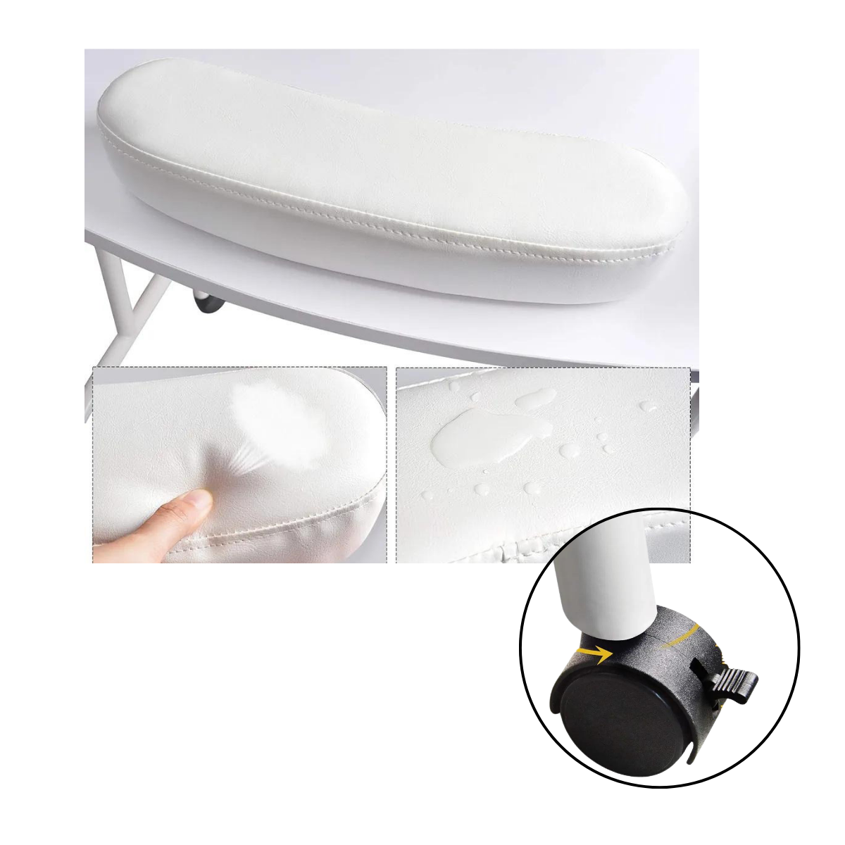 Mesa para Manicure Blanca Portátil Plegable MT-001