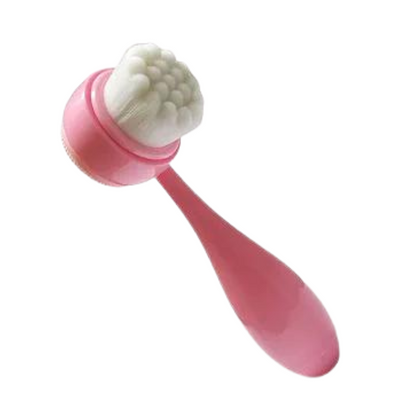 Cepillo Brocha de Silicona Para Limpieza y Masaje Facial AGE 0151