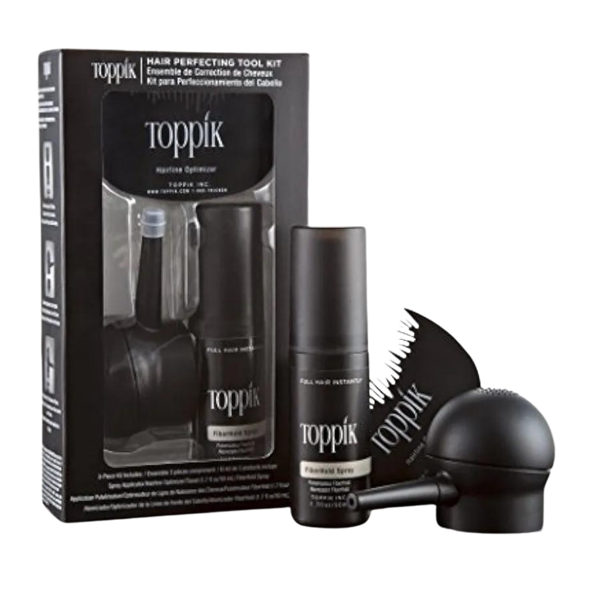 Polvo Disimulador para Perdida de Cabello Toppik Color Negro