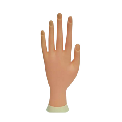 Mano Flexible Modelo para Practicar Uñas Acrílicas