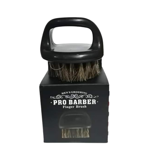 Cepillo para Barba Hisopo Barbero con Anillo Pro Baber