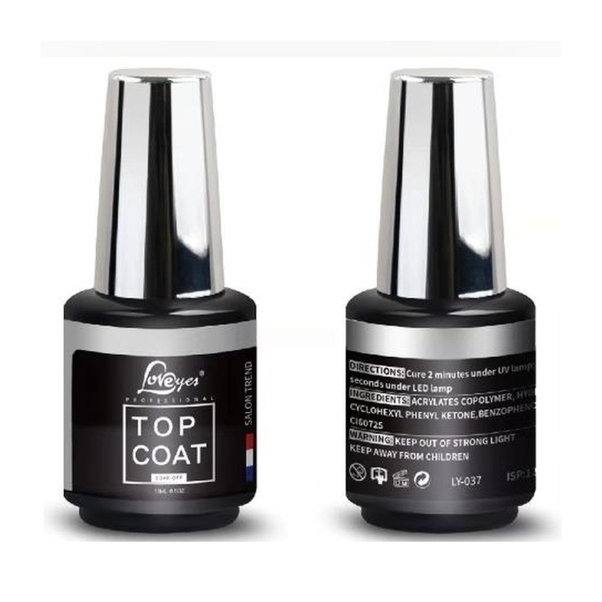 Top Coat LY- 037 15ml Loveyes