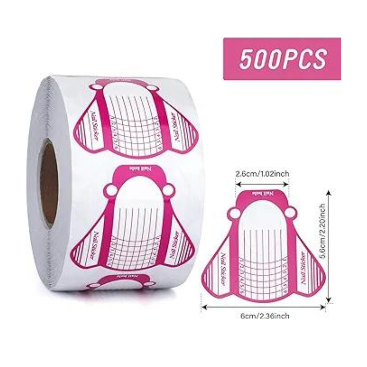 Papel Molde de Uñas rollo Diseño de Abeja