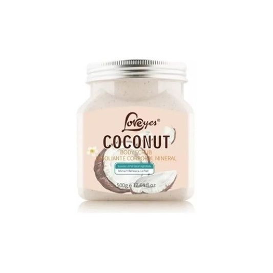 Crema Exfoliante Corporal Coconut Loveyes 500ml Gaman Store