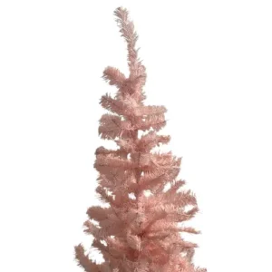 Árbol de Navidad Artificial Rosa con Base Plástica 180cm Gms