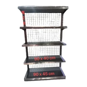 Estantería Metálica Exhibidora de 5 Niveles 90x45x200cm Gms