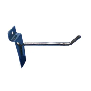 Pack 20 Ganchos Cromado para Panel Ranurado 15 cm Gms