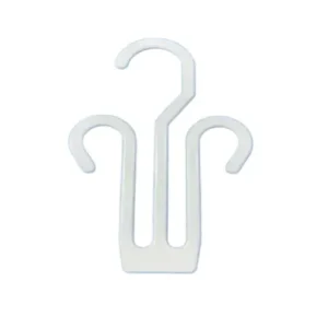 Pack 30 Colgadores de Plastico Blanco 16x10cm Gms