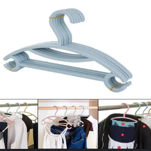 Pack 5 Ganchos Plásticos Resistentes Colores Surtidos Gms - Imagen 4