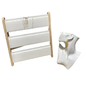 Pack Exhibidores Cadenas Lujosos Blancos