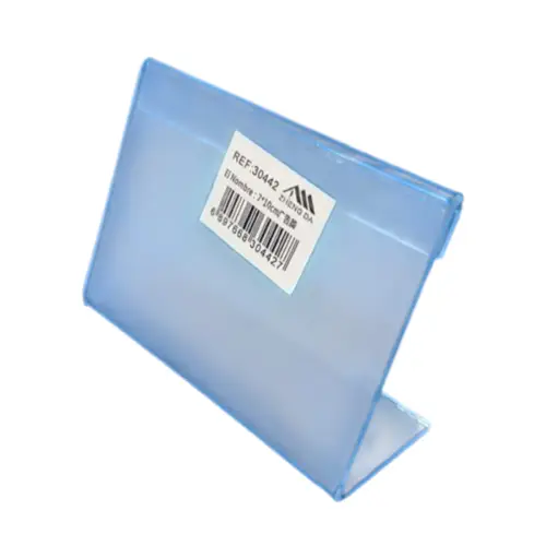 Porta precio Acrílico Transparente 7x10cm Gms