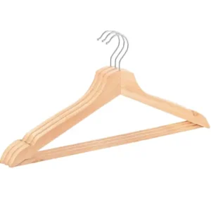 Pack 10 Colgadores Premium de Madera Gms