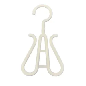 Set 30 Colgadores de Plastico Blanco 20X10cm Gms