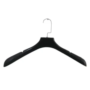 Set 5 Colgadores de Plástico Negro Gms