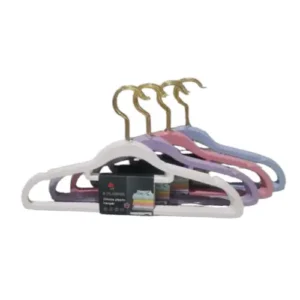 Set 5 Perchas Terciopelo Antideslizante Gancho de 360º  Gms